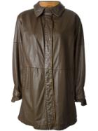 Gianfranco Ferre Vintage Buttoned Coat - Brown