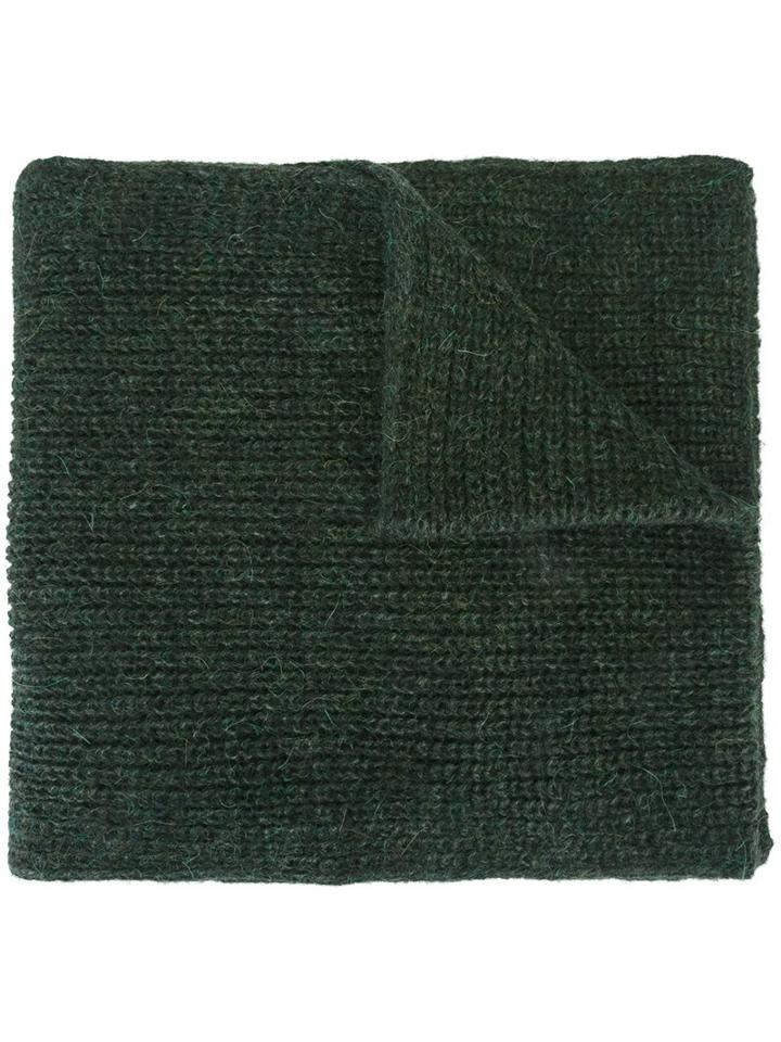 Isabel Marant Étoile 'genoa' Scarf, Women's, Green, Alpaca/linen/flax/polyester/wool