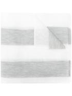 Fabiana Filippi Colour Block Scarf - White