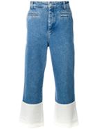 Loewe - Fisherman Trousers - Men - Cotton/calf Leather - 46, Blue, Cotton/calf Leather