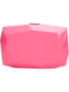 Monique Lhuillier Dasha Clutch, Women's, Pink/purple, Acrylic