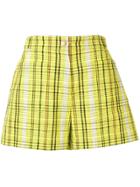Kenzo Check Shorts - Yellow