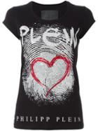 Philipp Plein 'kingskettle' T-shirt, Women's, Size: Medium, Black, Cotton