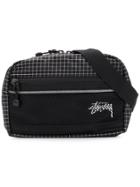 Stussy Checked Belt Bag - Black