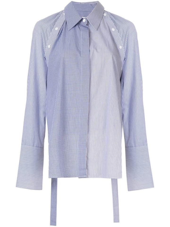 Dion Lee Binary Shirt - Blue