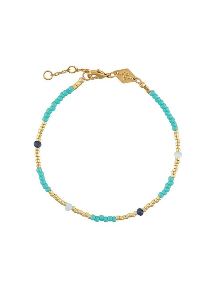 Anni Lu Clemence Beaded Bracelet - Gold