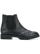 Hogl Flat Chelsea Boots - Black