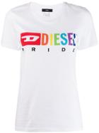 Diesel X Pride Logo T-shirt - White