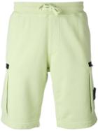 Stone Island - Cargo Pocket Shorts - Men - Cotton - M, Green, Cotton