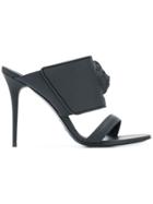 Versus Lion Slip-on Sandals - Black
