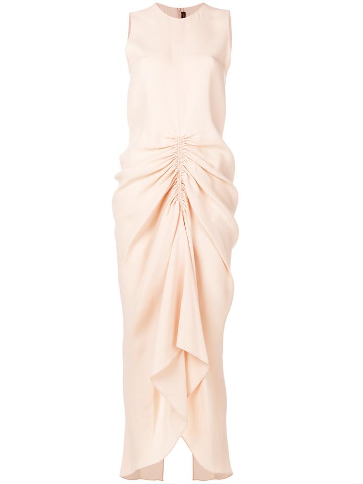 Joseph Gathered Front Dress - Pink & Purple
