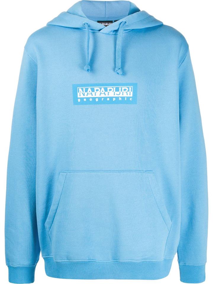 Napapijri The Tribe Box Hoodie - Blue