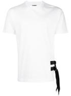 Les Hommes Side Buckle T-shirt - White