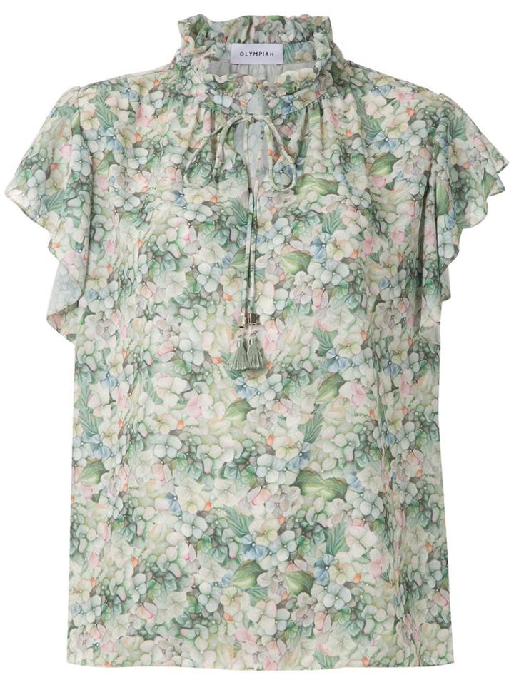 Olympiah Juli Printed Blouse - Green