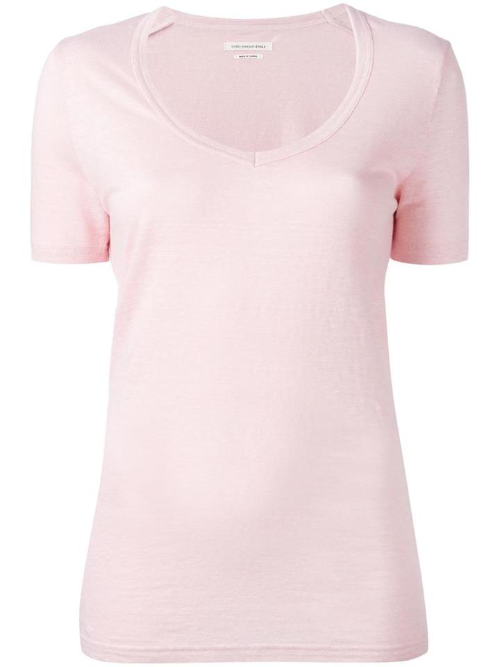 Isabel Marant Étoile Kranger T-shirt, Women's, Size: Small, Pink/purple, Linen/flax