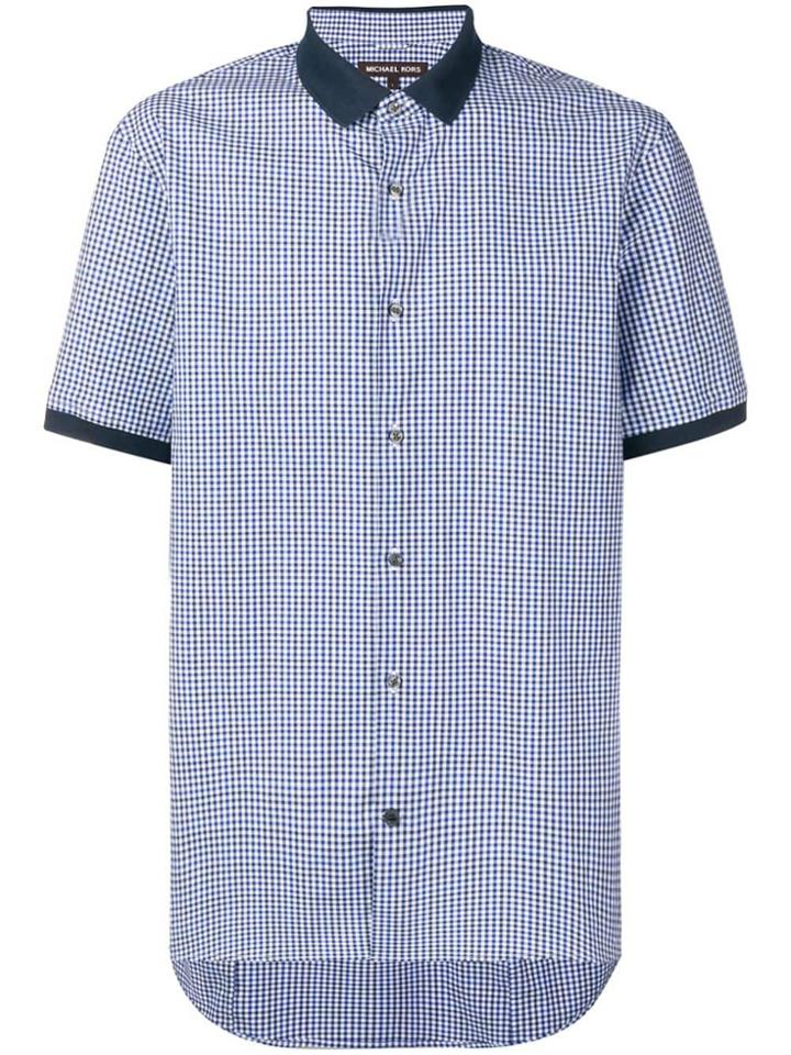 Michael Michael Kors Gingham Print Shirt - Blue