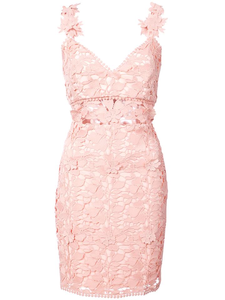 Nicole Miller Sweetheart Dress - Pink & Purple