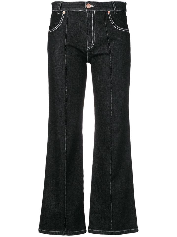 See By Chloé Cropped Jeans - Black