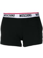 Moschino Stretch Fit Shorts - Black
