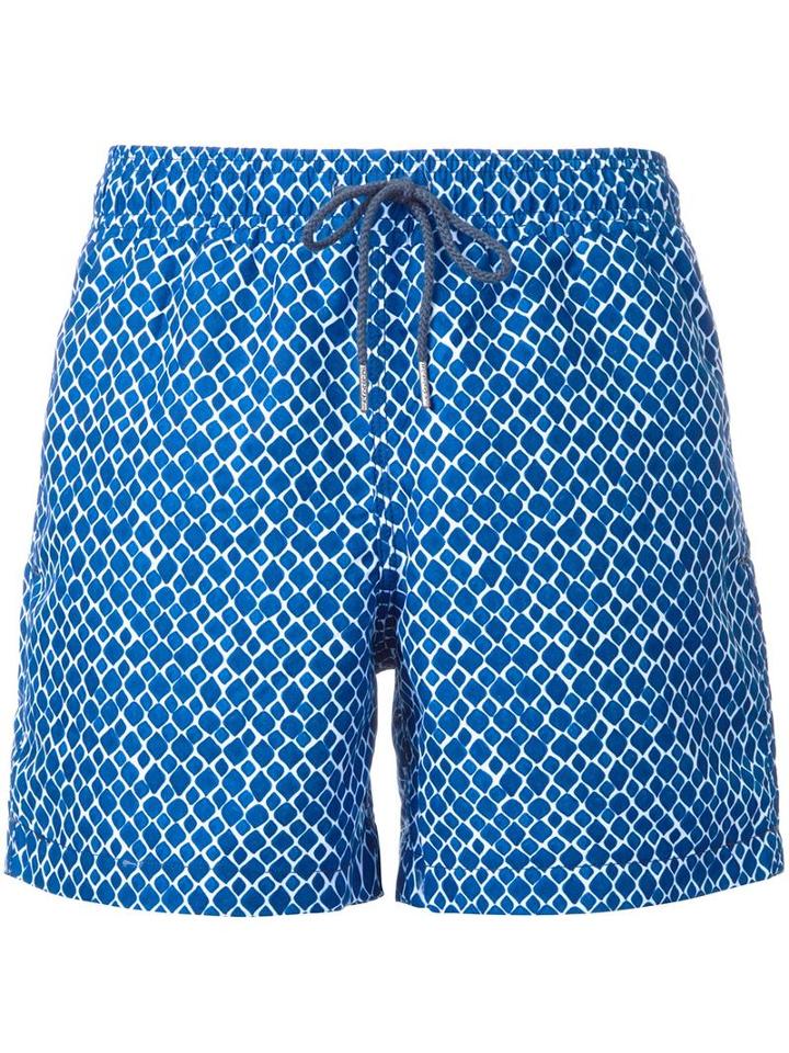 Venroy 'core Range' Printed Swim Shorts, Men's, Size: Xxl, Blue, Polyester