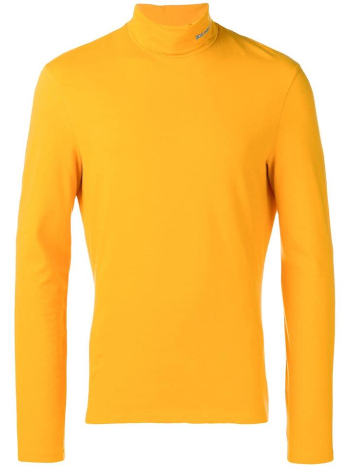 Calvin Klein 205w39nyc Turtle Neck Sweater - Yellow