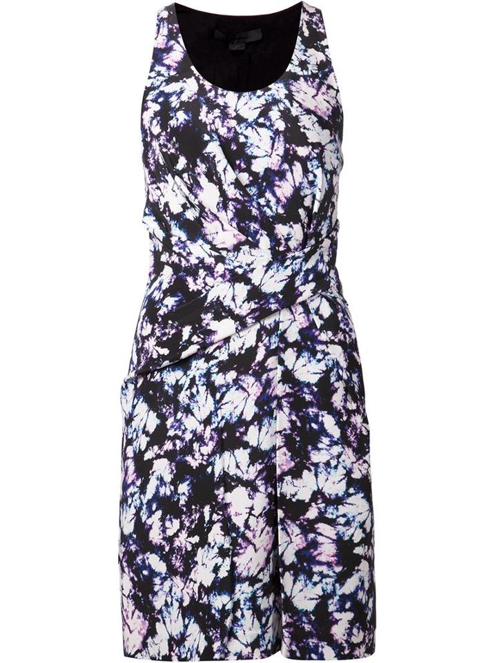 Alexander Wang Racer Back Tank Dress, Women's, Size: 2, Black, Silk/polyester