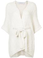 Gabriela Hearst Knitted Cape - White