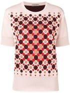 Bottega Veneta Geometric Print T-shirt - Pink