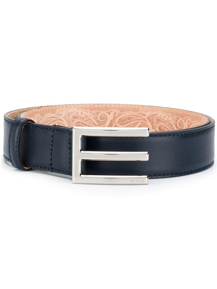 Etro Reverse Printed Belt - Blue