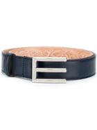 Etro Reverse Printed Belt - Blue