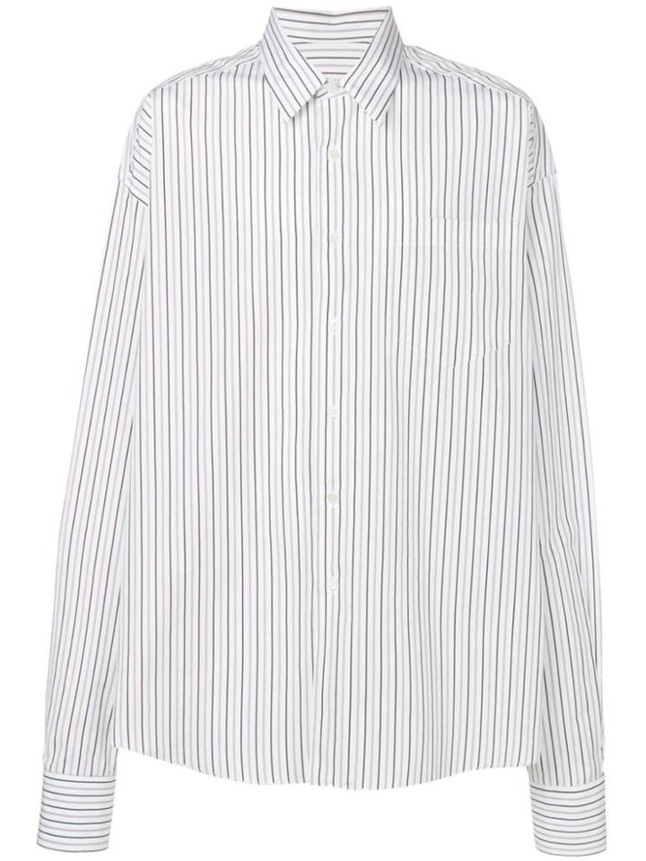 Ami Alexandre Mattiussi Oversize Long Sleeve Shirt - White