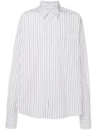 Ami Alexandre Mattiussi Oversize Long Sleeve Shirt - White