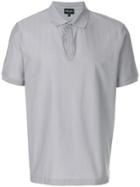 Giorgio Armani Stretch Polo Shirt - Grey