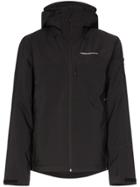 Peak Performance Maroon Hooded Jacket - Black