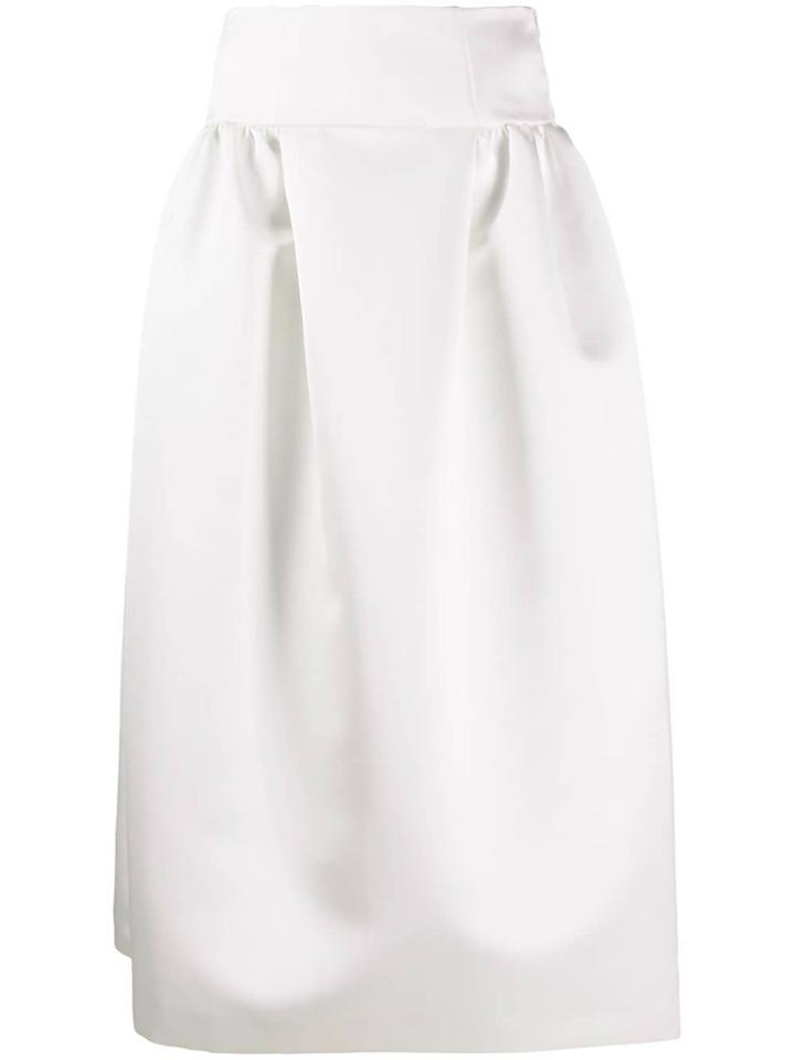 Emporio Armani A-line Skirt - White