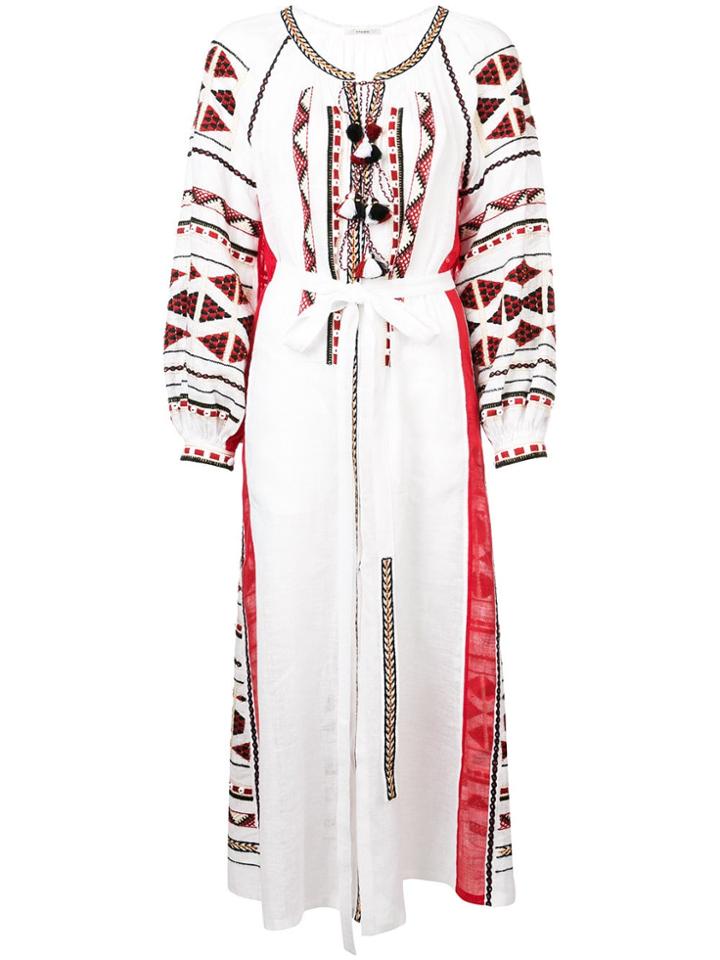 Vita Kin Embroidered Maxi Dress - White