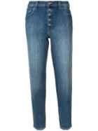 J Brand Heather Cropped Jeans - Blue
