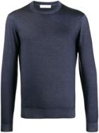 Cruciani Relaxed-fit Knit Jumper - Blue