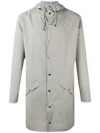 Rains - Zip-up Coat - Men - Polyester/polyurethane - Xs, Grey, Polyester/polyurethane