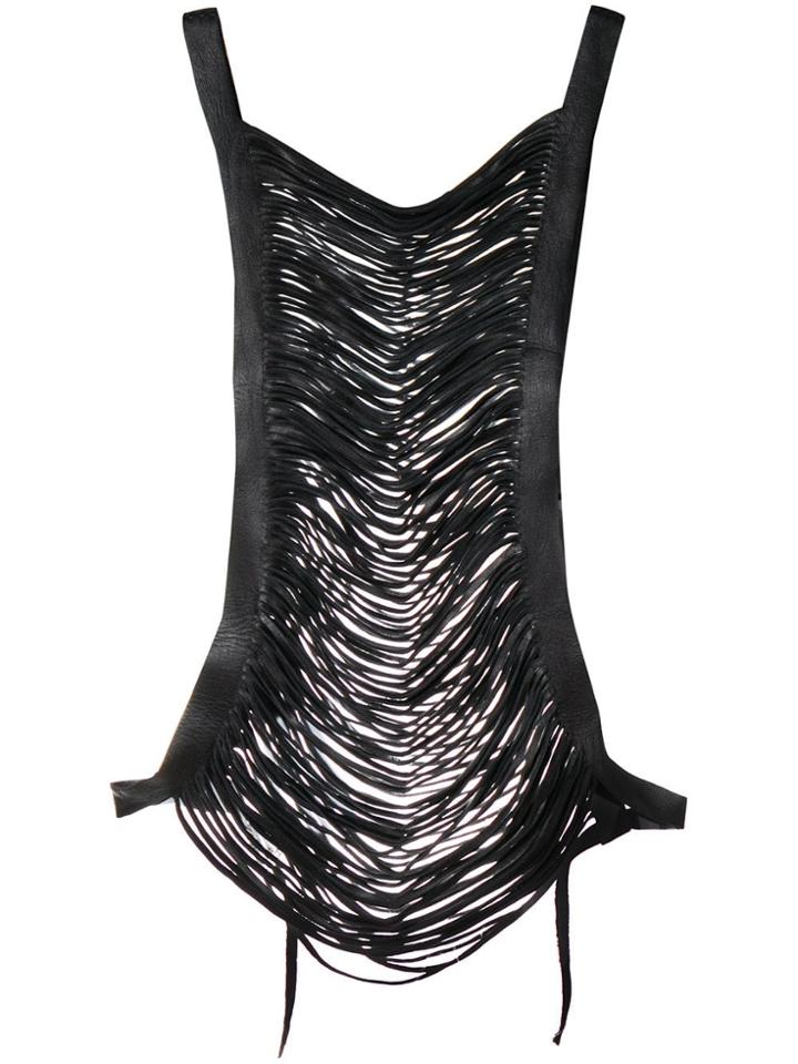 Caravana Fringed Top - Black