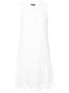 Trina Turk Floral Embroidered Mini Dress - White