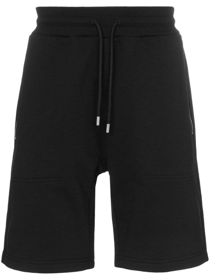 1017 Alyx 9sm Zip Pocket Logo Print Track Shorts - Black