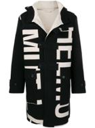 Helmut Lang Wool Duffle Coat - Black