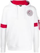 Alpha Industries Space Embroidered Hoodie - White