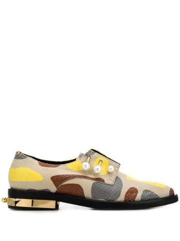 Coliac Printed Oxford Shoes - Neutrals