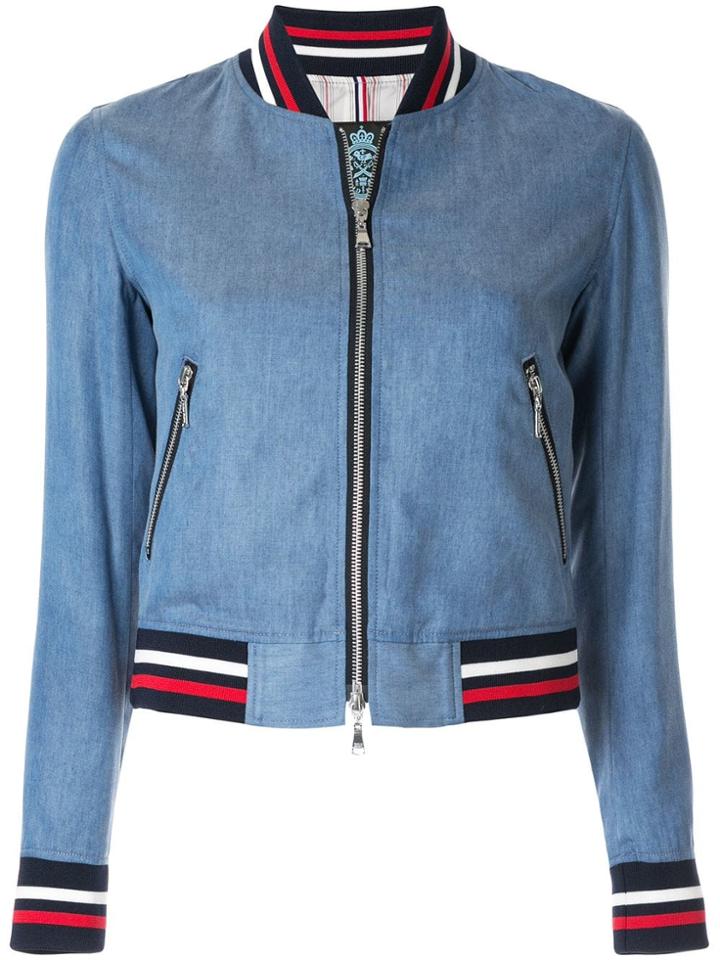 Guild Prime Contrast Bomber Jacket - Blue