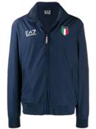 Ea7 Emporio Armani Logo Sports Jacket - Blue