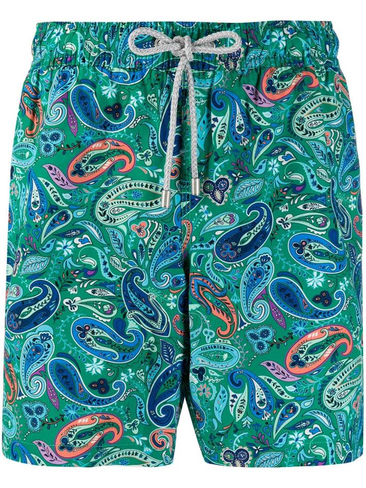 Bluemint Paisley Print Swimshorts - Green
