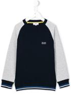 Boss Kids Contrast Sleeve Sweatshirt