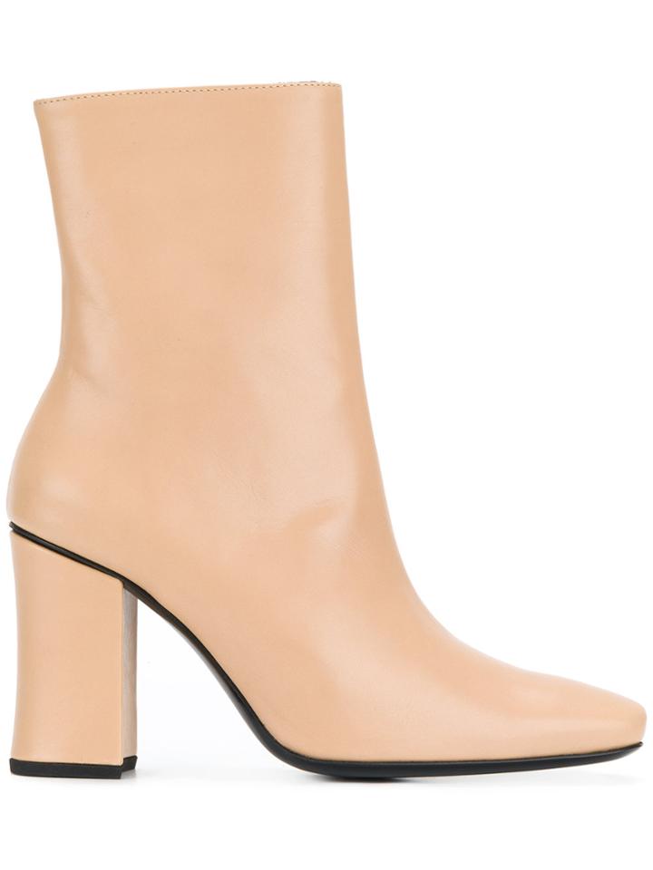 Dorateymur Sybil Leek Ankle Boots - Nude & Neutrals